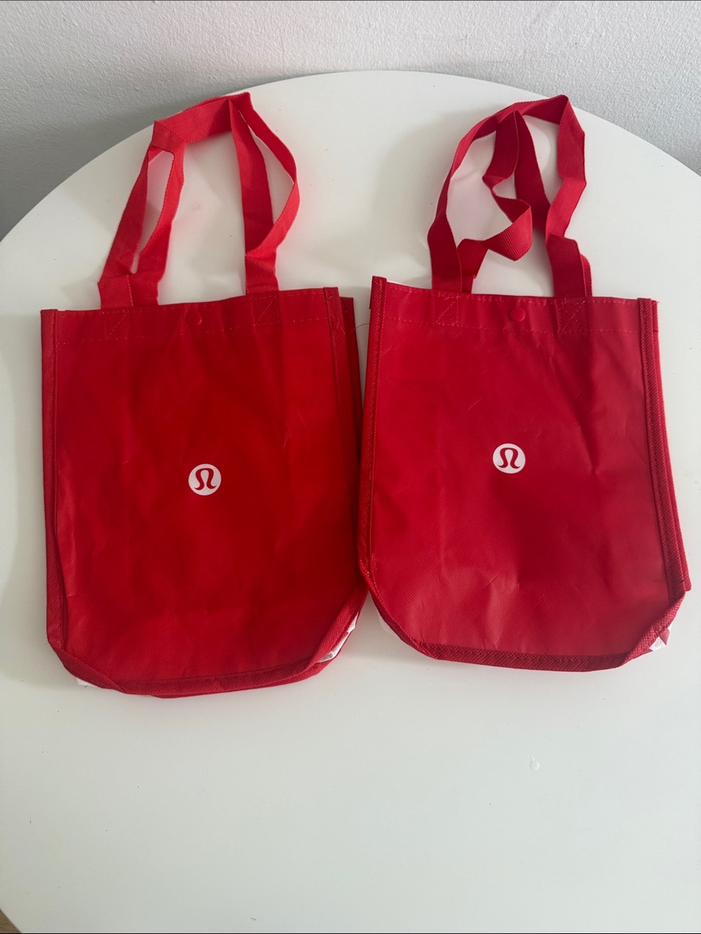 lululemon athletica Bright Red Twin Tote Set